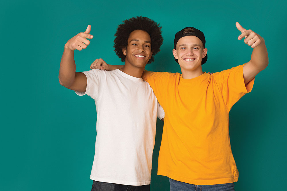Adolescent boys
