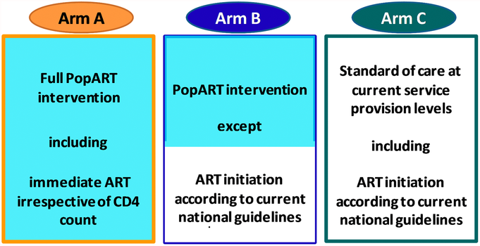 three arm cluster