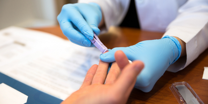 HIV blood test