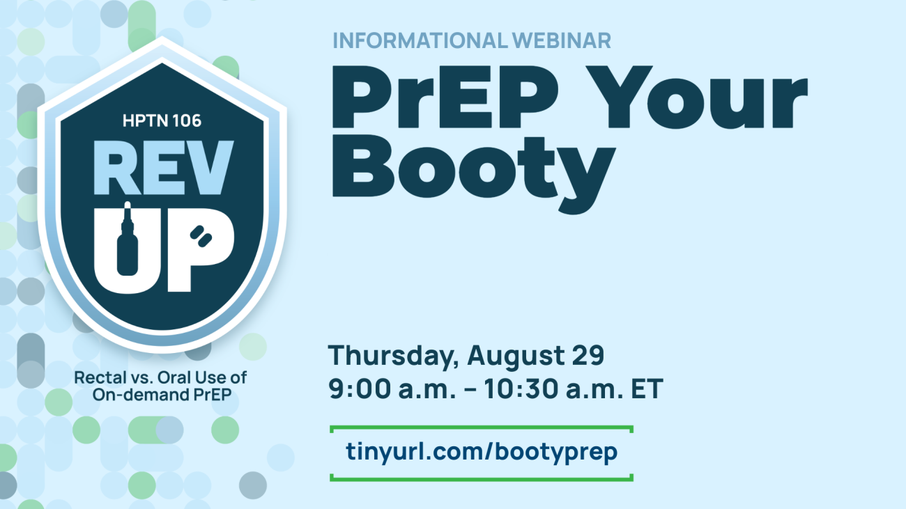 PrEP Your Booty webinar poster v2